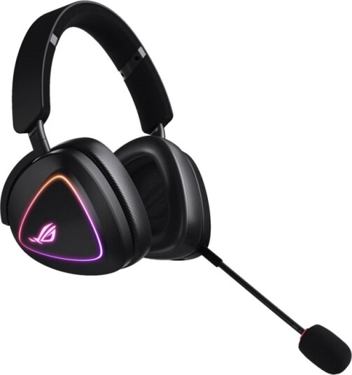 Asus Rog Delta Ii - Hodesett - Full Størrelse - Bluetooth / 2,4 Ghz Radiofrekvens - Trådløs - 3,5 Mm Jakk - Svart