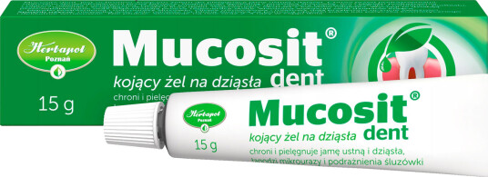 Betennelsesdempende tanngel MUCOSIT Dent Gel 15 ml Betennelsesdempende tanngel MUCOSIT Dent Gel 15 ml