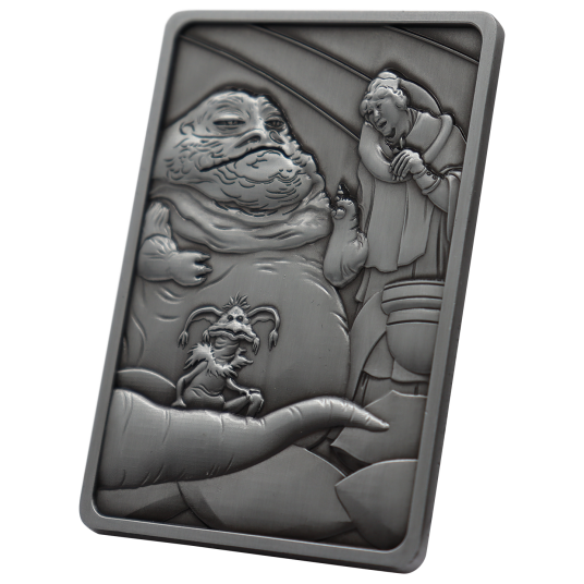 Fanatik Star Wars Jabba the Hutt Metall Ingot Samlefigurer 75x50mm Fanatik Star Wars Jabba the Hutt Metall Ingot Samlefigurer 75x50mm