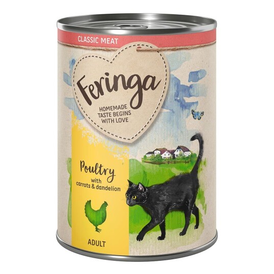 Feringa Økonomipakke  Classic Meat Meny 24 x 400 g til sparepris! - Fjærkre