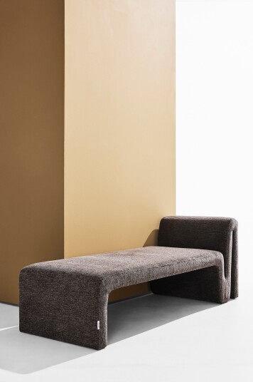 Jotex Dagseng Polyeterskum/Fløyel/Kryssfiner/Polyester Brungrå Odette 1716152020