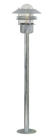 Nordlux Blokhus stolpe 92 cm E27 IP54 - Galvanisert stål