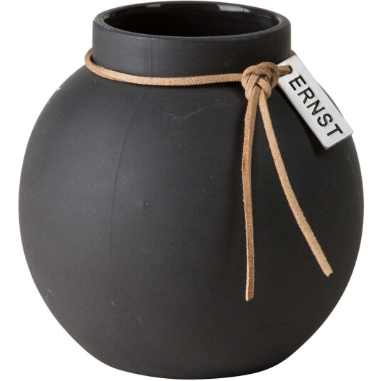 Ernst Vase Mørkegrå 10 cm Ernst Vase Mørkegrå 10 cm
