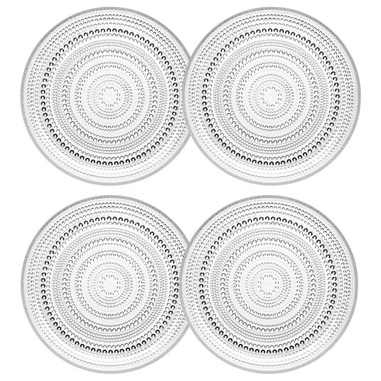 Iittala Kastehelmi Tallerken Klar 24,8 cm 4 pk Iittala Kastehelmi Tallerken Klar 24,8 cm 4 pk