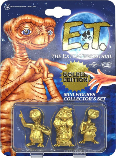 E.T.  Gold Mini Figures Set