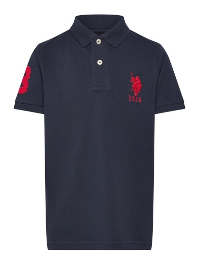 U.S. Polo Assn. Player 3 Pique Polo Navy 176 U.S. Polo Assn. Player 3 Pique Polo Navy 176
