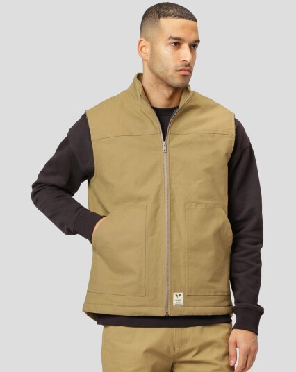 Fat Moose Nero Utility Vest Beige