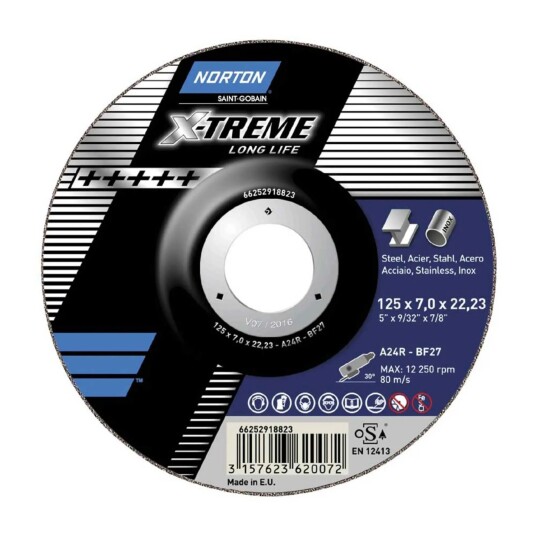 Norton X-Treme 125mm Skrubskive for Elektroverktøy - 10 Stk. Norton X-Treme 125mm Skrubskive for Elektroverktøy - 10 Stk.