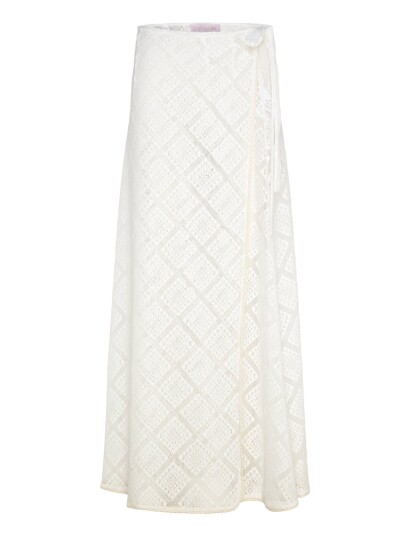 Love Lolina Chelsea Maxi Cover Up White L Love Lolina Chelsea Maxi Cover Up White L