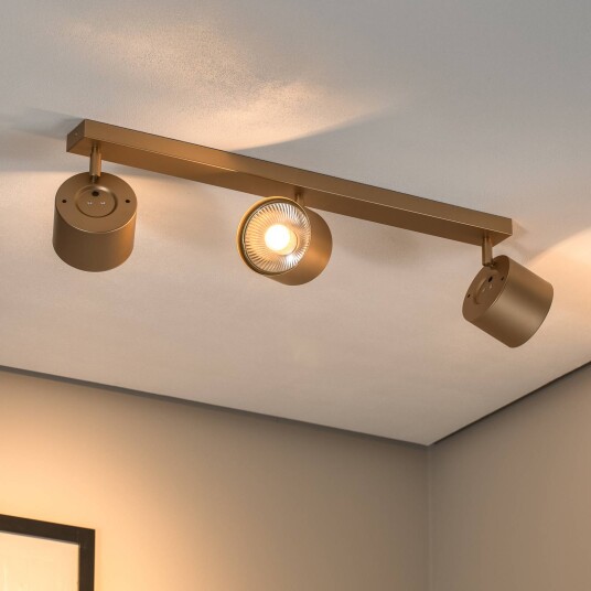 Argon Downlight Chloe justerbar med 3 lyskilder gull