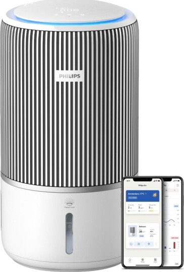 Philips 3400 Series Luftrenser og Luftfukter med Appkontroll AC3420/10 Hvit
