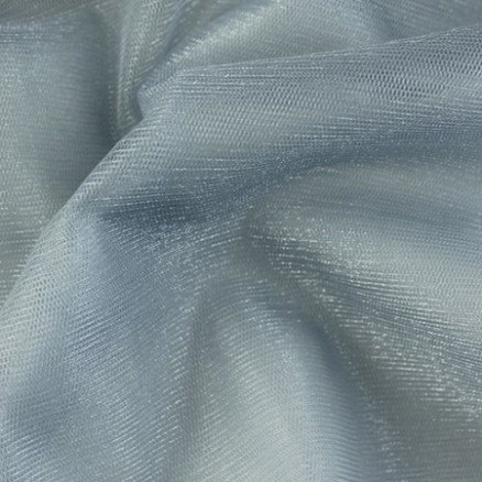 Balsløw Tyll med glitter Stoff 150cm 1 Sølv 50cm