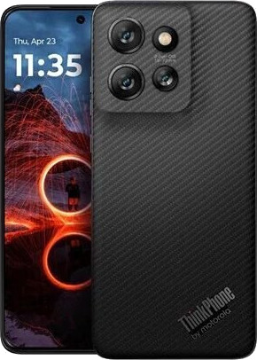 Motorola ThinkPhone 25 5G Smarttelefon 256GB/8GB Karbon Sort med pOLED 120Hz