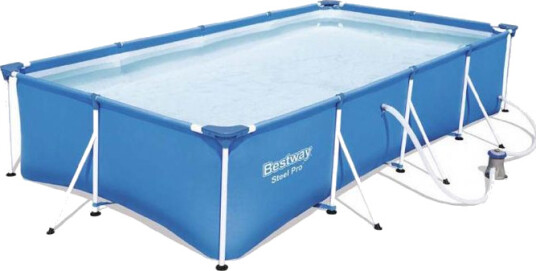 Bestway Steel Pro Pool 5.700l 400x211x81 Cm Bestway Svømmebasseng Og Basseng 56424 Bestway Steel Pro Pool 5.700l 400x211x81 Cm Bestway Svømmebasseng Og Basseng 56424