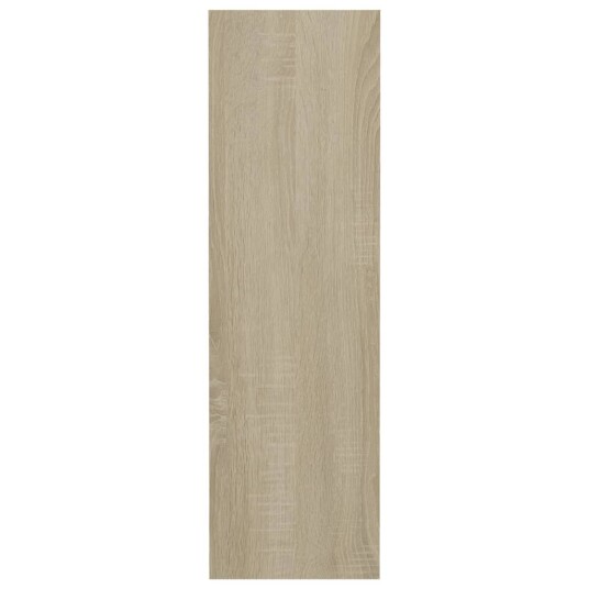 vidaXL Veggskoskap sonoma eik 80x18x60 cm sponplate