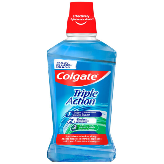 Colgate Mouthwash Triple Action 500 ml.