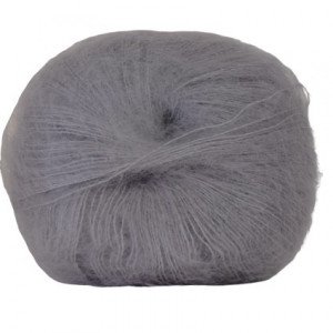 Hjertegarn Silk Kid Mohairgarn 1057 Grå