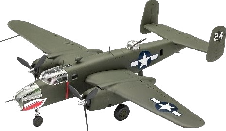 Revell B-25 Mitchell 1/72 Modellfly Byggesett