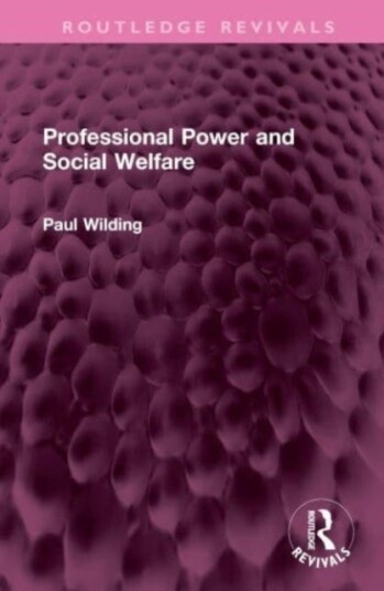 Professional Power and Social Welfare Professional Power and Social Welfare