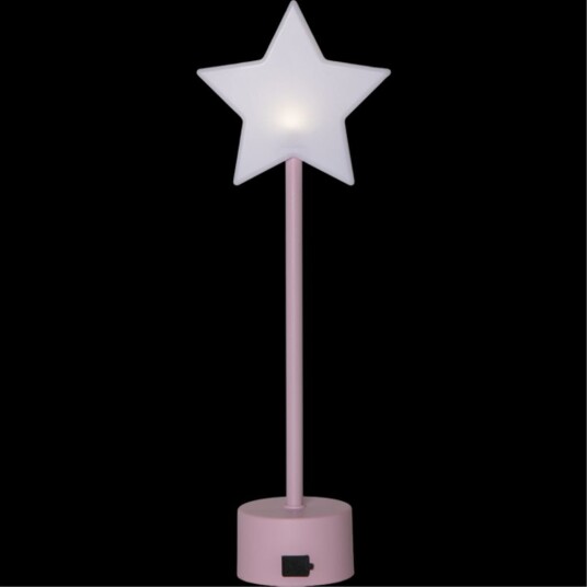 Star Trading LED lampe Stjerne på fot Blizz – Rosa