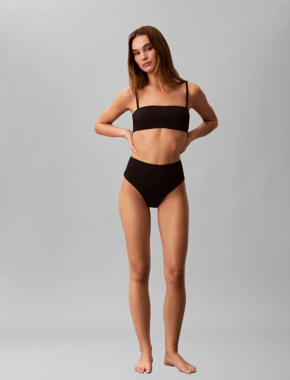 Calvin Klein Bandeau W Straps   Black   XS