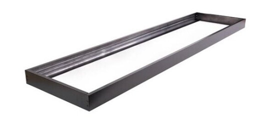 Sort Ramme for LED Panel 120x30cm med Hurtig Montering