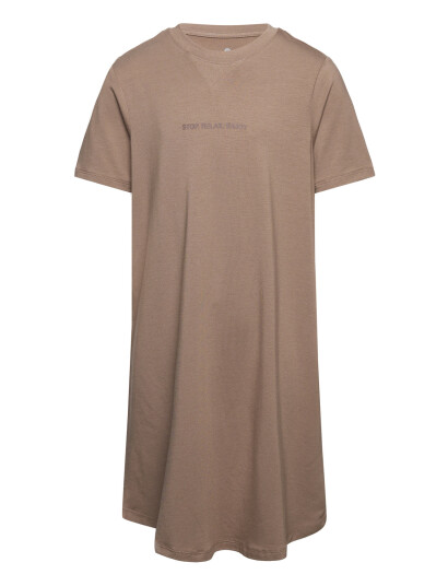 JBS of Denmark Jbs Of Dk Girls Ss Nightdress - Brown - 3/4