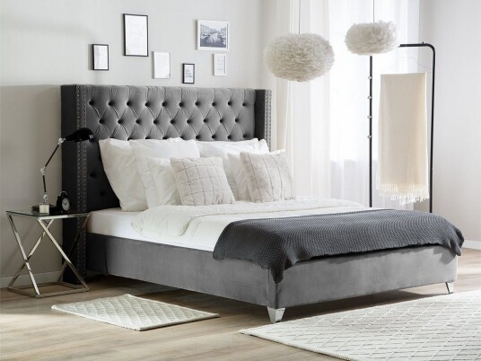 Lubbon Dobbeltseng 160 \| 200 cm Grå