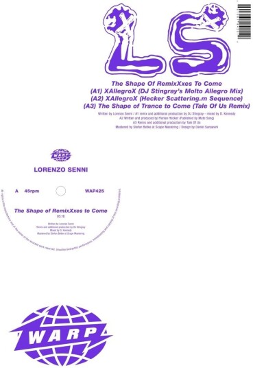 Lorenzo Senni  The Shape Of Remixxxes To Come  LP/Vinyl
