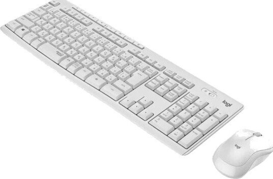 Logitech MK295 Silent Tastatur & Mussett Fransk Hvit 920-009820