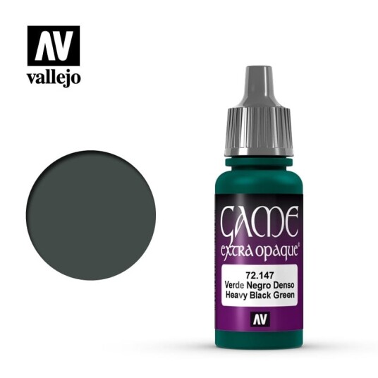 Vallejo Game Color Heavy Black Green 17ml (72.147)