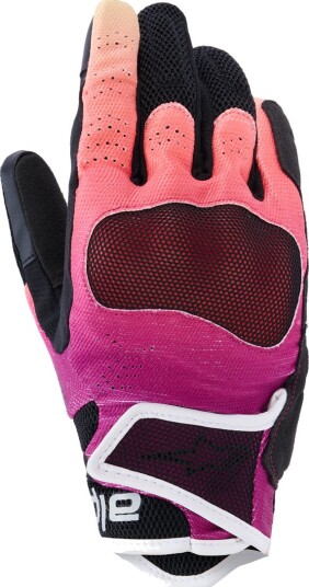 MC-hansker Alpinestars Stella Mogress Airflow Dame Falmet Korall/Svart L