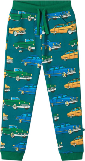 Småfolk Macoun Sweatpants With Cars Green 104 110
