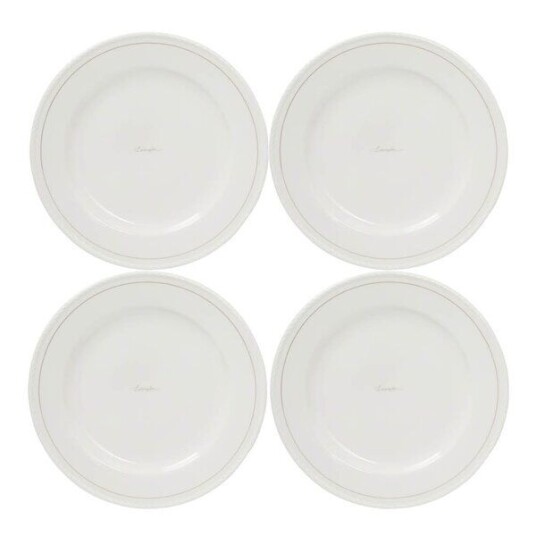 Lexington Icons tallerken 28 cm 4 stk hvit/beige Lexington Icons tallerken 28 cm 4 stk hvit/beige