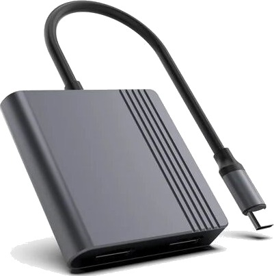 Gembird USB C Hub 2 Port grå A CM HDMIFDPF 01 Gembird USB C Hub 2 Port grå A CM HDMIFDPF 01