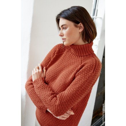 Cool Wool Damepullover av Lana Grossa Damepullover med Raglan Strikkeoppskrift Str 36 38 48 50