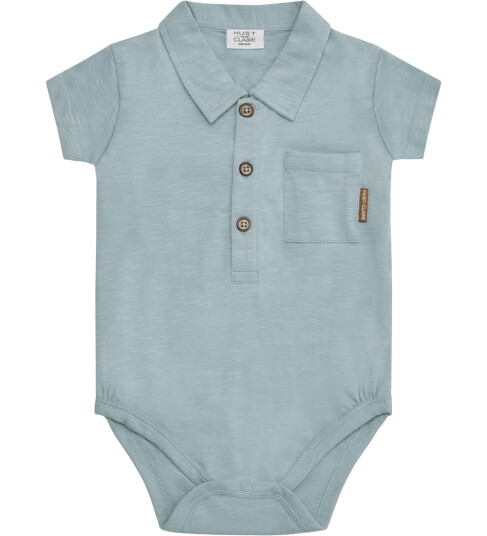 Hust and Claire Polo body k/e Boye Baby Blue Hust and Claire 56 Kortermet body Blå