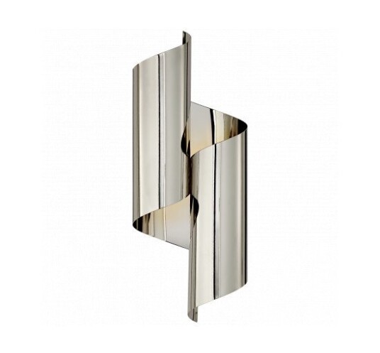 Iva Medium Wrapped Sconce Polished Nickel Iva Medium Wrapped Sconce Polished Nickel