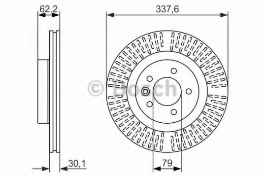 Bremseskive BOSCH 0 986 479 705 Bremseskive BOSCH 0 986 479 705