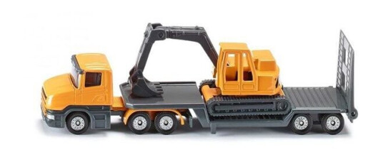 SIKU 1611 low loader with Digger 1:64 SIKU 1611 low loader with Digger 1:64