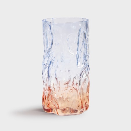 Trunk Vase 18,5 cm Tofarget Blå