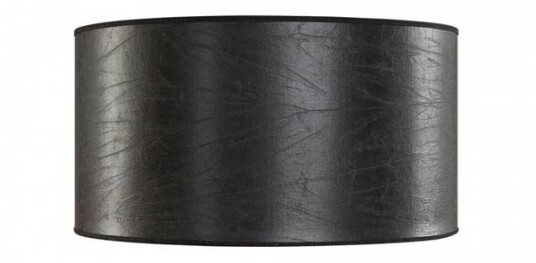 Artwood Shade Cylinder Leather Black - Medium
