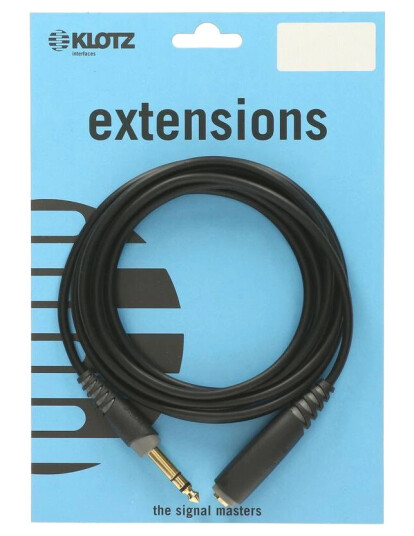 Klotz As-Ex2 Extension Jack-M - Jack-F 6m
