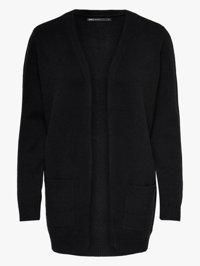 Only Lesly Long Sleeve Open Cardigan Knit Sort XS