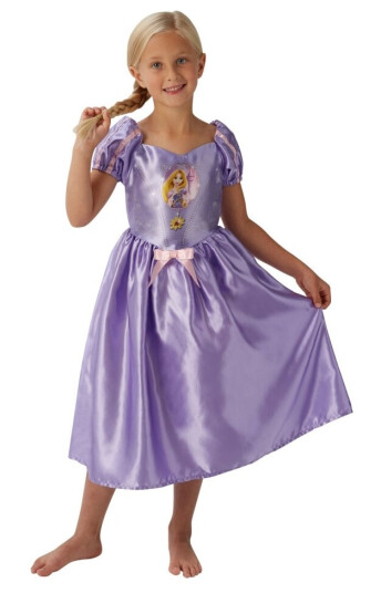 Disney Prinsesse Rapunzel Kostume Til Børn(Str. 116) Disney Prinsesse Rapunzel Kostume Til Børn(Str. 116)