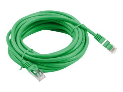 Lanberg Koblingskabel Rj-45 Hann Til Rj-45 Hann 10 M Foliebelagt Uskjermet Tvinnet Kabelpar F/Utp Cat 6 Flertrådet Formstøpt Uten Hindringer Ral 6024 Grønn