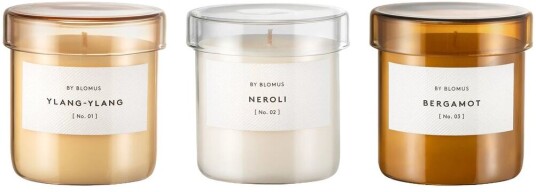 Blomus Vaola duftlys S 3 deler Ylang Ylang Neroli Bergamot Blomus Vaola duftlys S 3 deler Ylang Ylang Neroli Bergamot