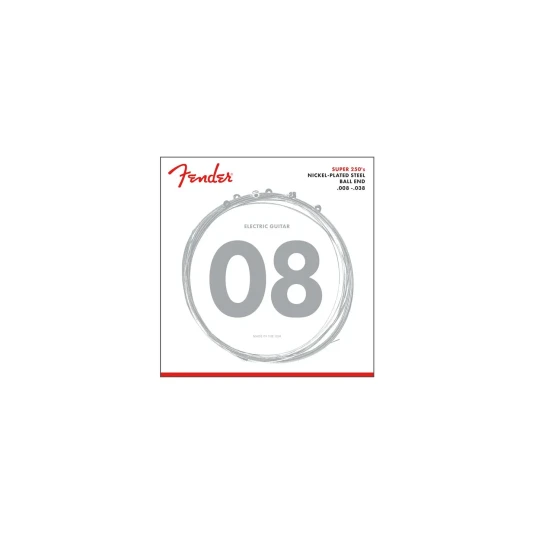 Fender Super 250 gitarstrenger 250XS (008-038) forniklet stål, ball end