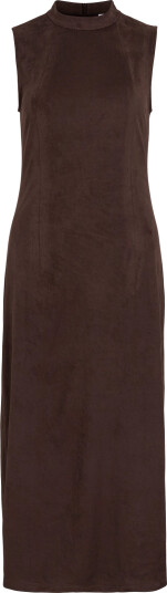 Vila Vichoose S/L Highneck Midi Dress/Ka Brown 38