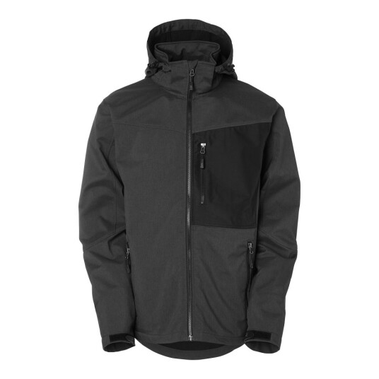 South West Jack 626 Softshelljakke Mørkegrå Vannavvisende Størrelse S